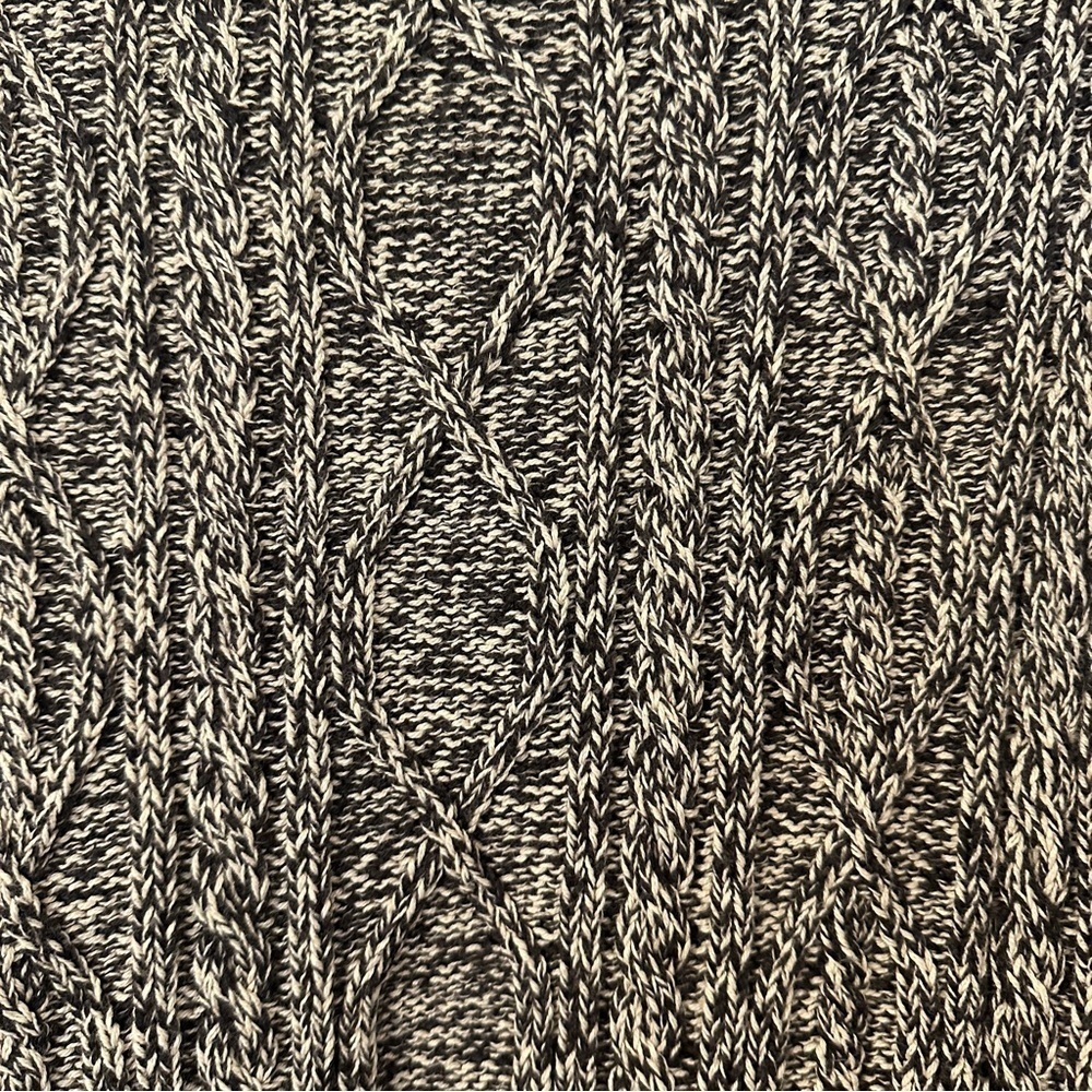 Roots Cabin Grey Knit Pullover Crewneck Sweater Size Small Women’s - Picture 9 of 11